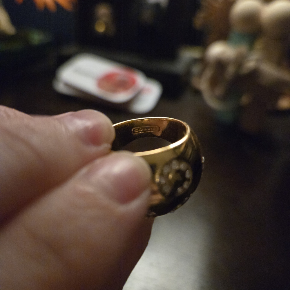 Coach Gold Ring - Picture 4 of 4